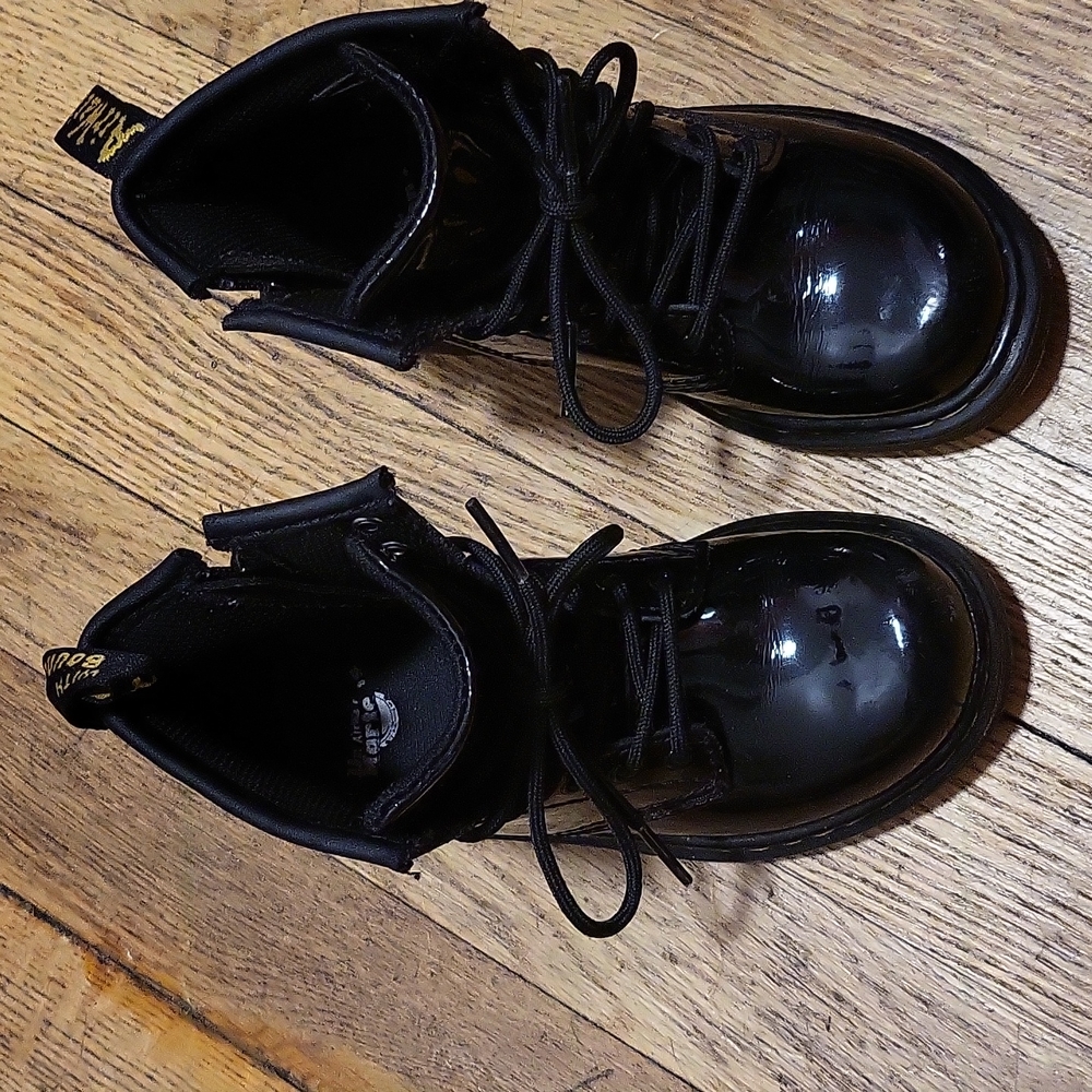 Dr. Marten Patent Leather Kids Boots